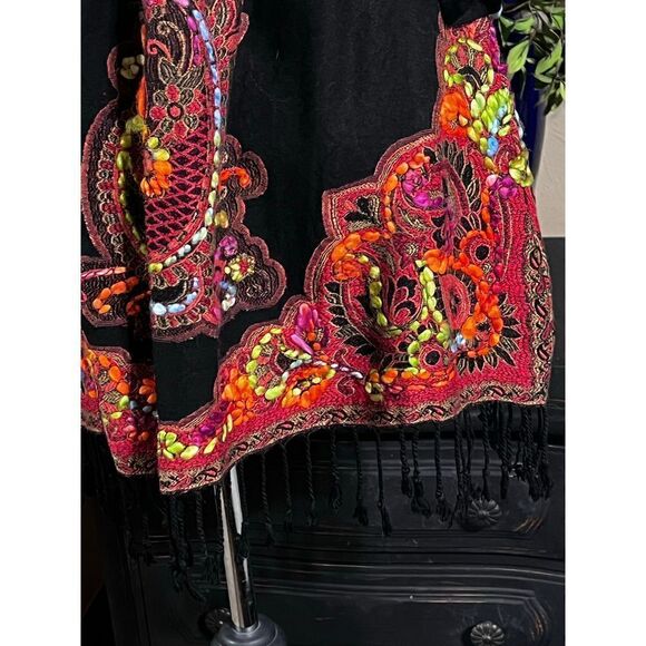 Avani Del Amour 3/4 Sleeve Off the Shoulder Boho Style Dress Size Medium NWT - Picture 3 of 5